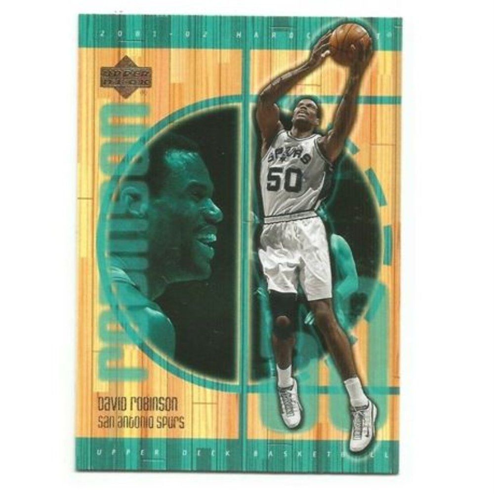2001-02 DAVID ROBINSON UPPER DECK HARD COURT CARD